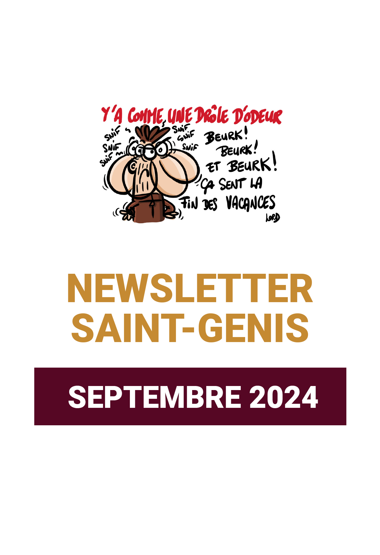 Information newsletter septembre 2024