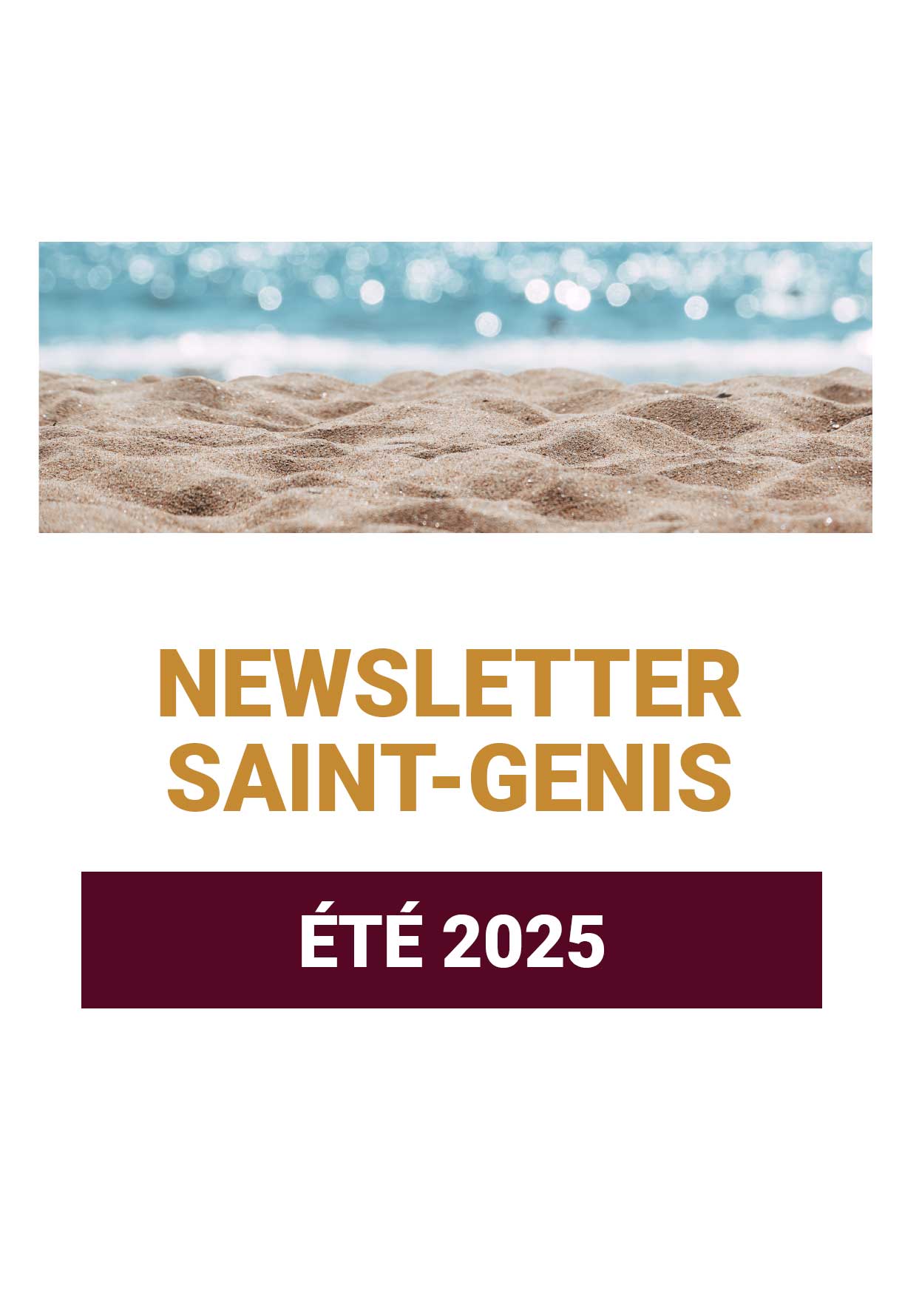 Information newsletter été 2025